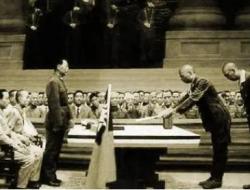 日本投降受降地址、时间是什么