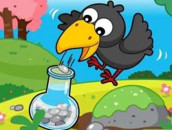 伊索寓言精选：乌鸦喝水的故事