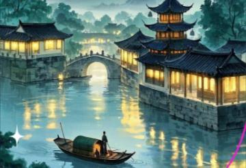 《枫桥夜泊》写的是哪里的景色?